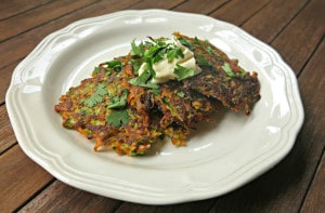 Zucchini and Sweet Potato Fritters