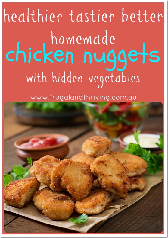 homemade chicken nuggets with hidden vegetables