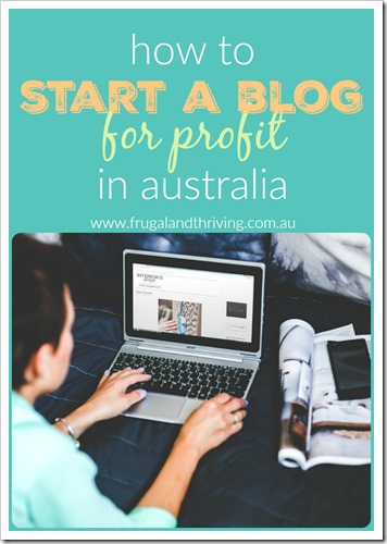 how to start a blog for profit in australia