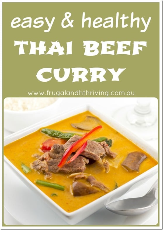 easy and healthy thai beef curry