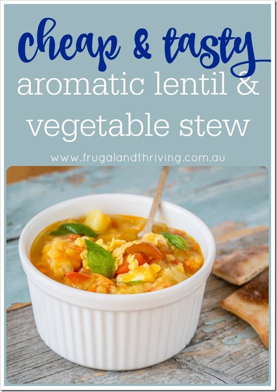 lentil and vegetable stew