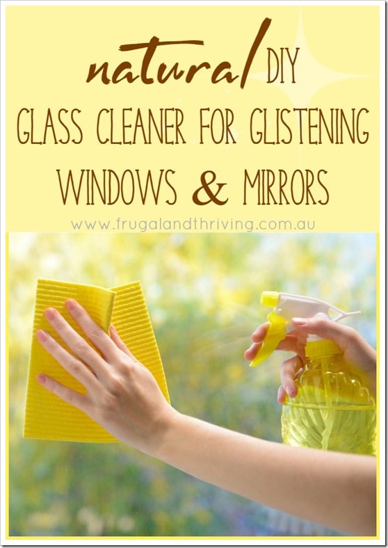 natural diy glass cleaner