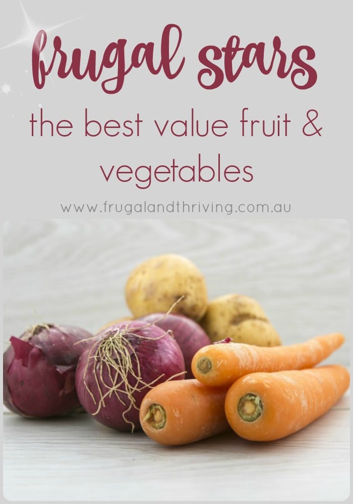 frugal fruit and vegetables