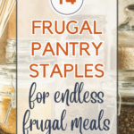 frugal pantry staples pin