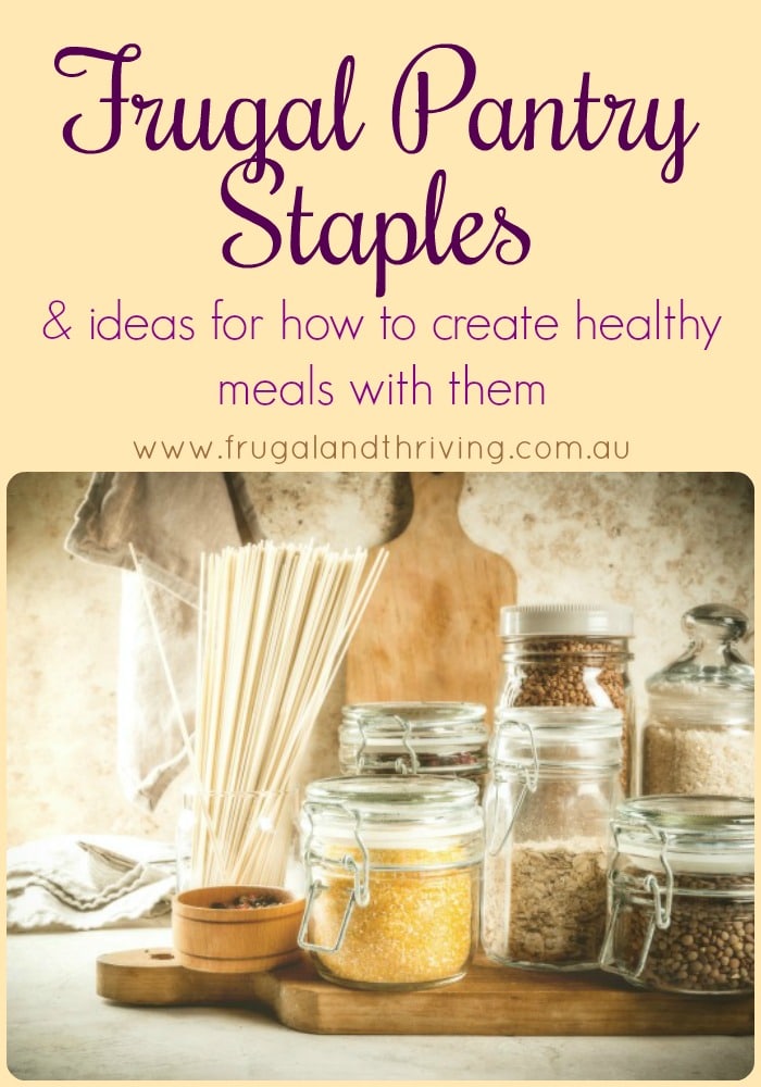 frugal pantry staples