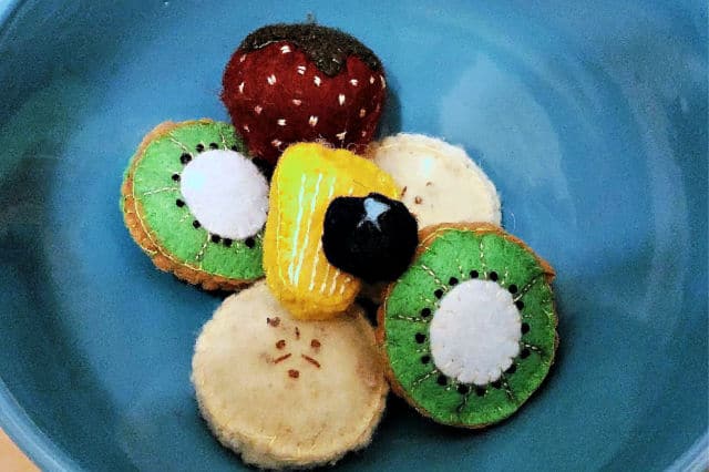 homemade felt food