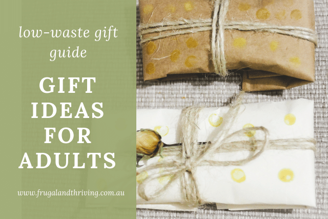 low waste gift ideas for adults