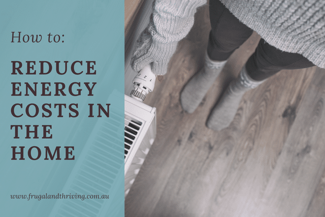 reduce energy costs in the home