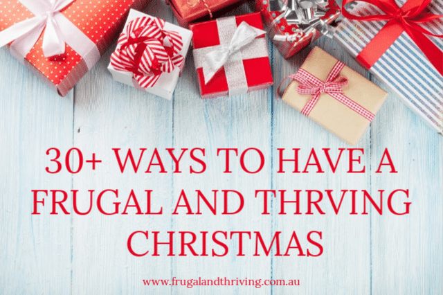 how to have a frugal christmas