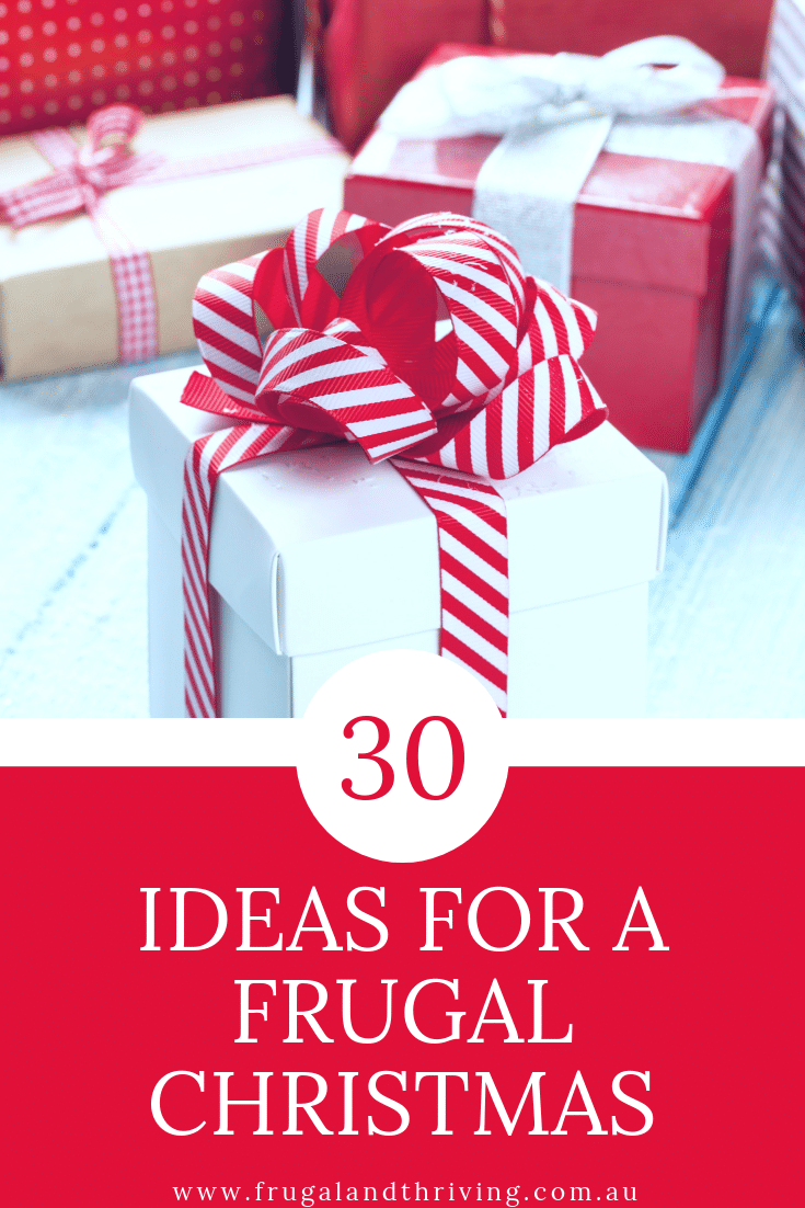 ideas for a frugal christmas