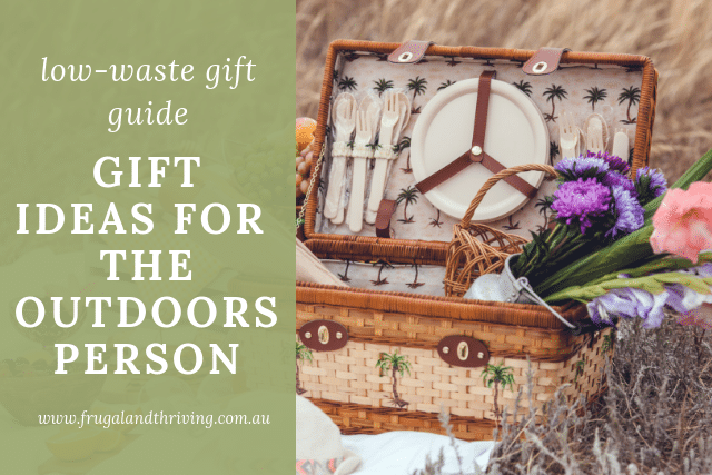 low waste gift guide for the outdoors person