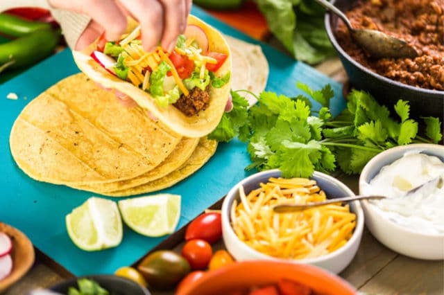 budget entertaining with a taco party