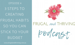 frugal habits