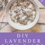 diy lavender bath salts pin