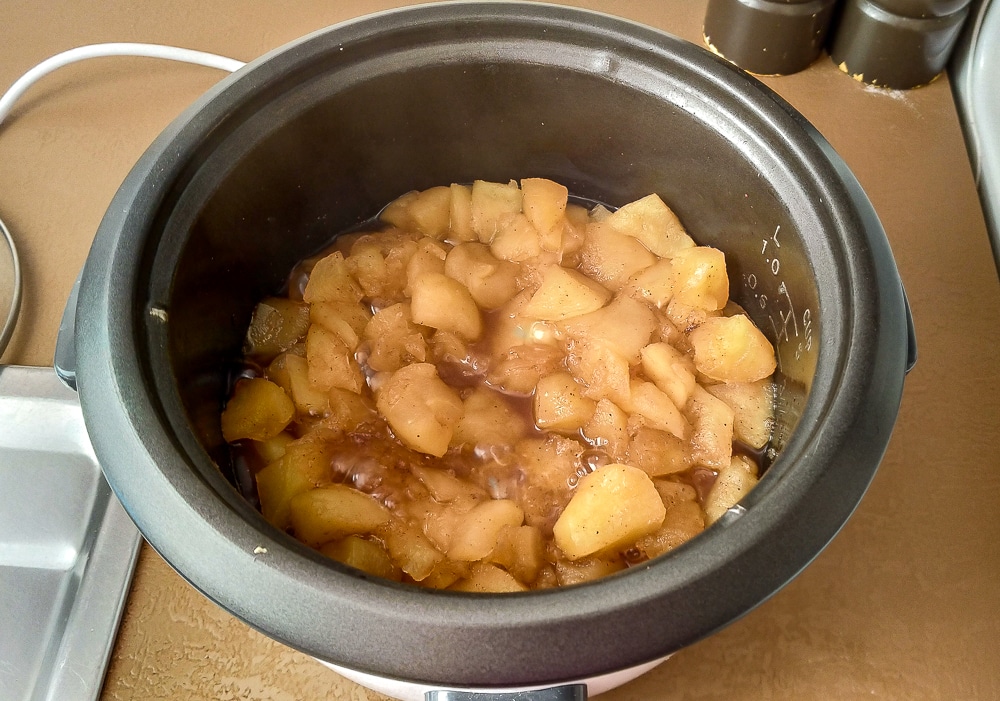 stewed apples in the rice cooker