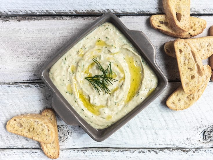 white bean dip