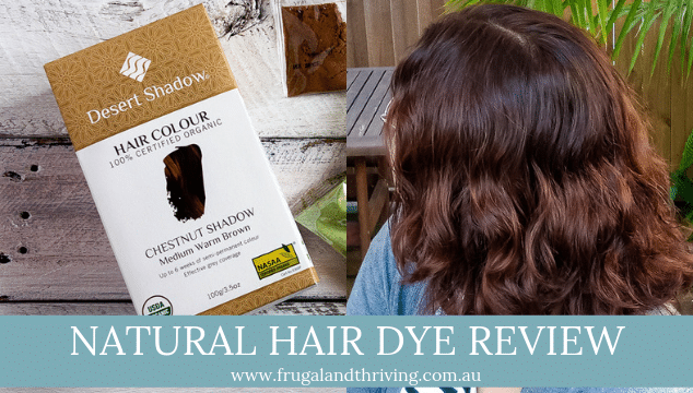 Natural hair dye review - desert shadow