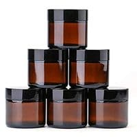 Amber Cosmetic Jars