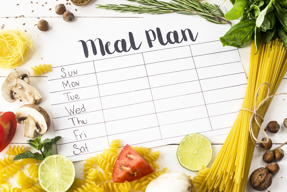 An Easy Meal Planning hack rotating meal plan