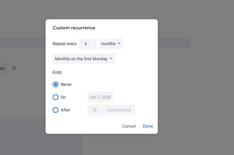 Google Calendar Cleaning Schedule and Home Maintenance Schedule