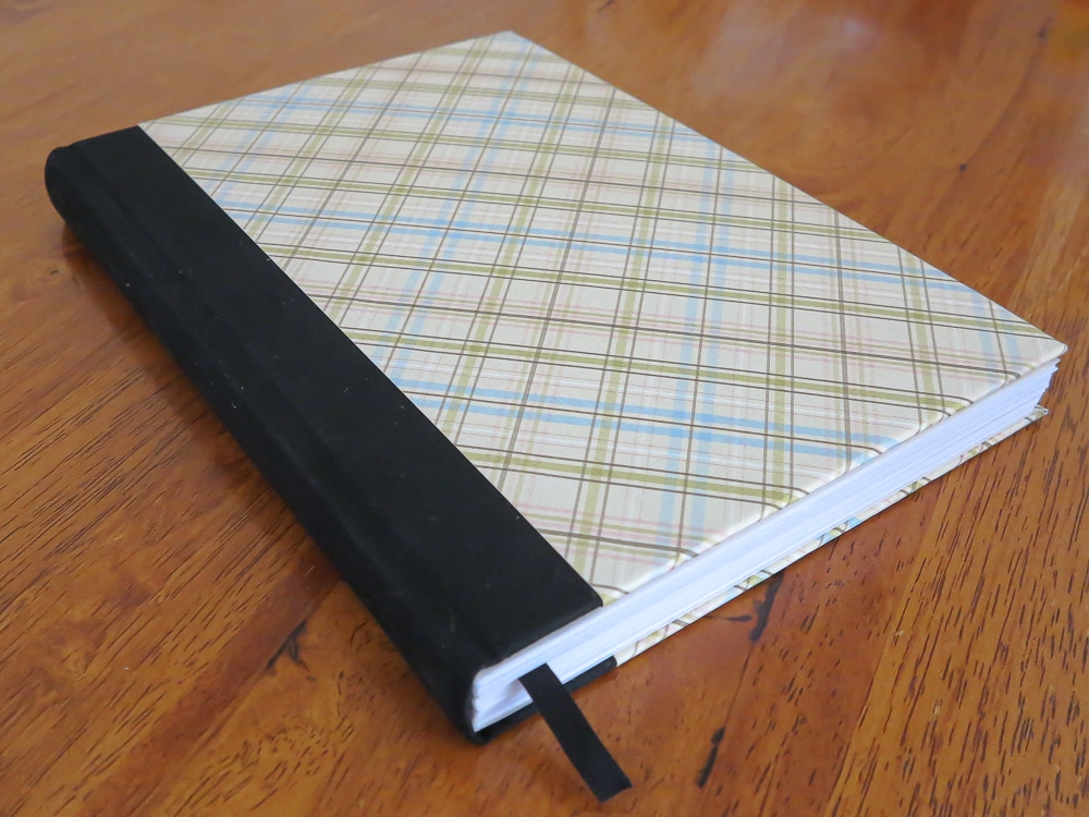 upcycle an old diary into a blank journal instructions