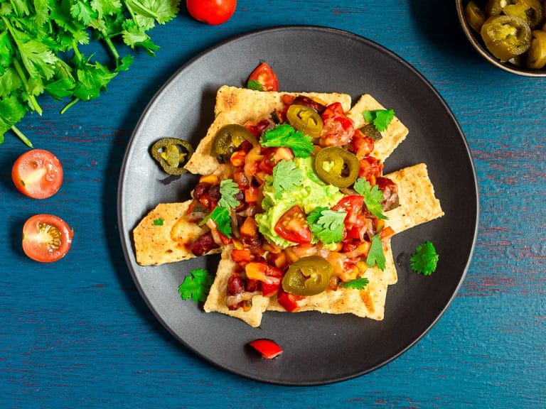 Easy Loaded Vegetarian Nachos Recipe – Freeze for Later