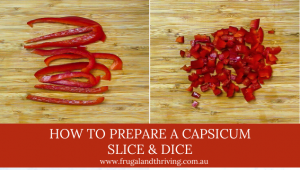 how to prepare a capsicum