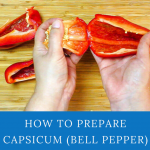 how to prepare a capsicum pin