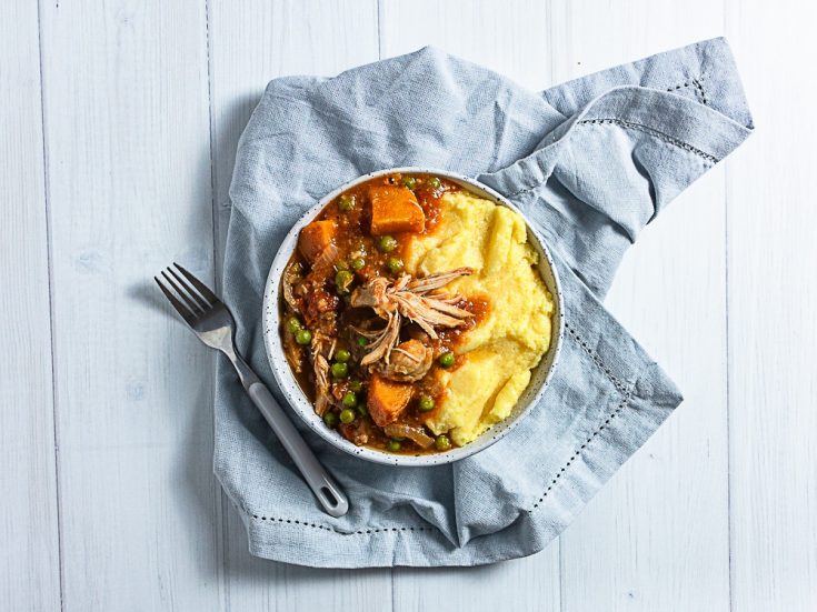 slow cooker chicken and sweet potato stew