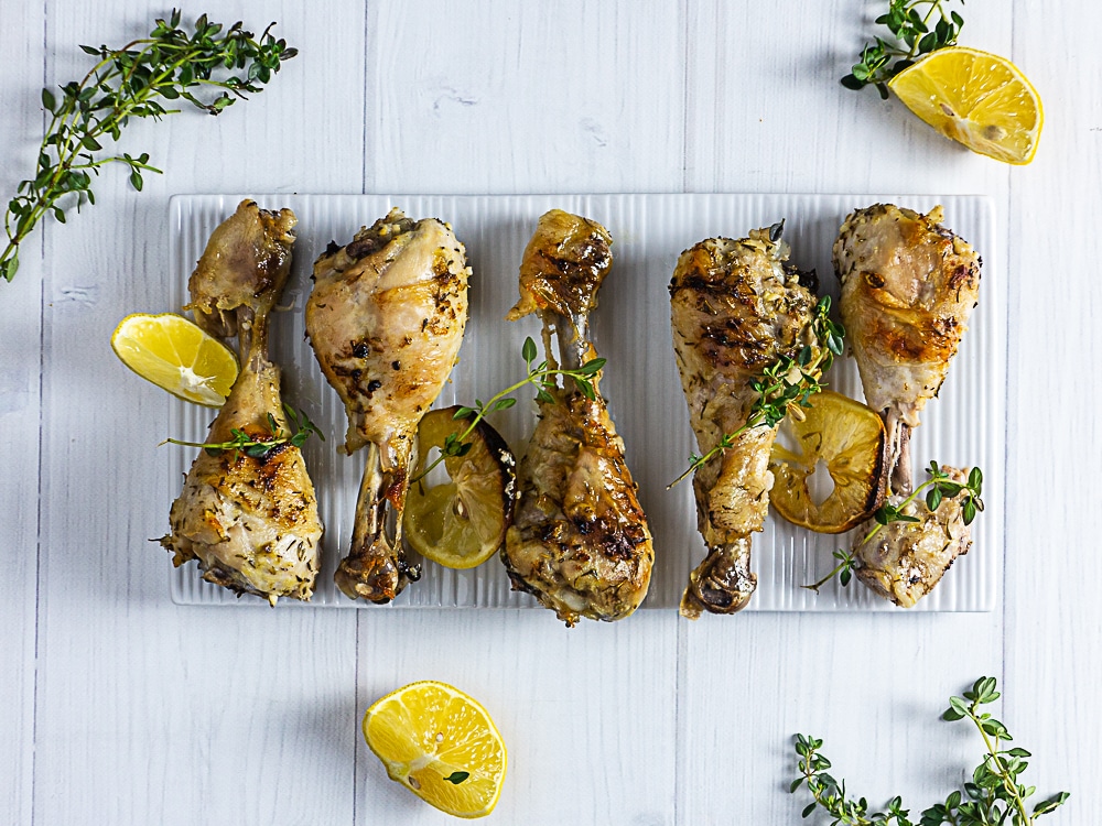 lemon and thyme chicken drumsticks