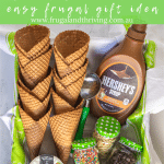 diy ice cream gift basket pin