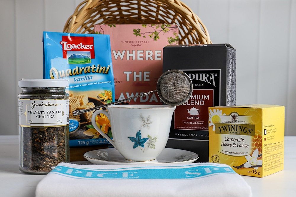 DIY tea hamper