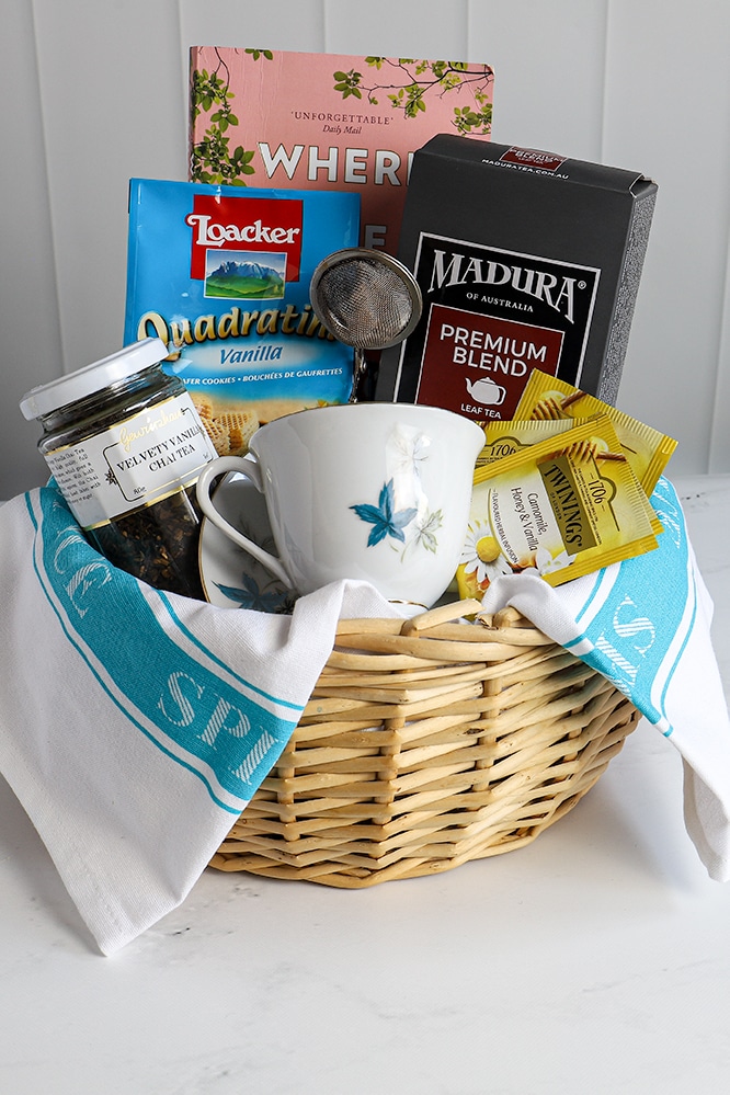 Honey and Herbal Tea Gift Baskets - Small