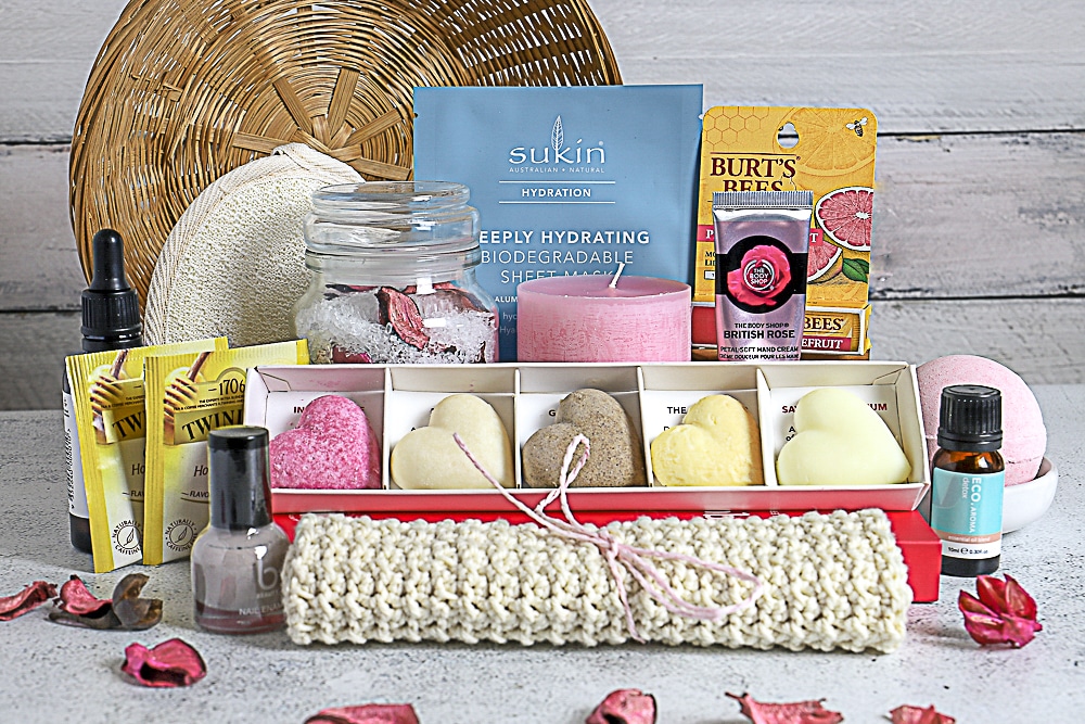 spa gift hamper ideas for women