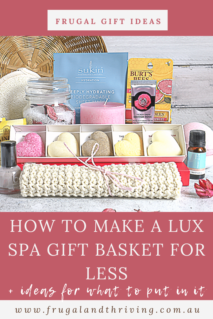 Budget DIY Spa Gift Basket Ideas For Women