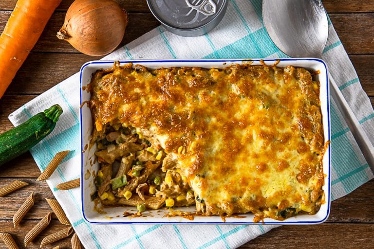 Old-Fashioned Tuna Casserole For a Frugal All-In-One Meal