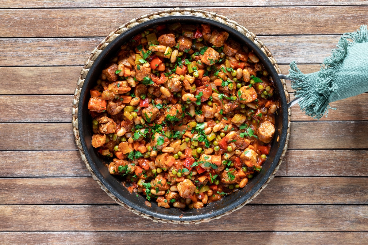 One Pot Sausage and Vegetables Recipe — Eatwell101