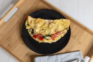 veggie breakfast omelette