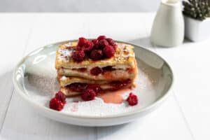 jam and cream cheese French toast