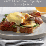 Eggs Benedict pinterest pin