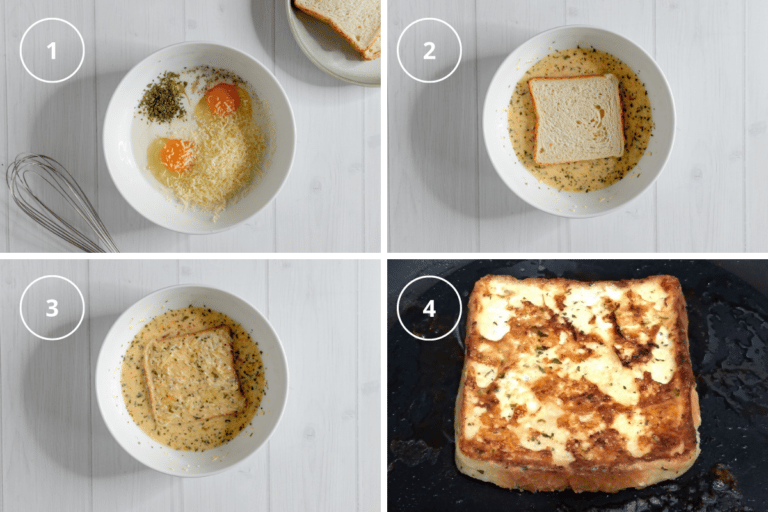 Easy Cheesy Savoury French Toast Recipe