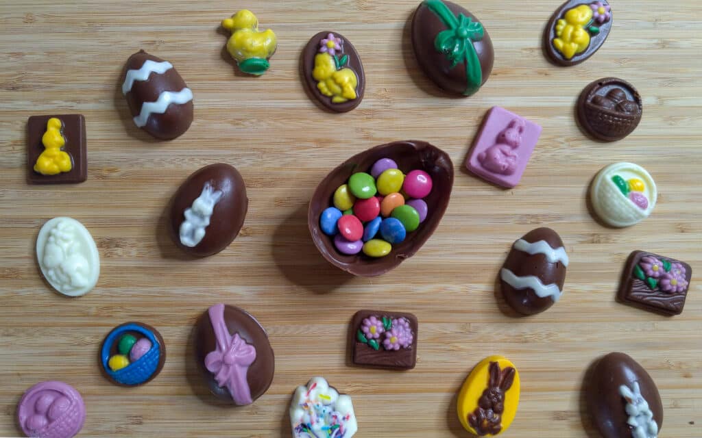 homemade easter chocolates