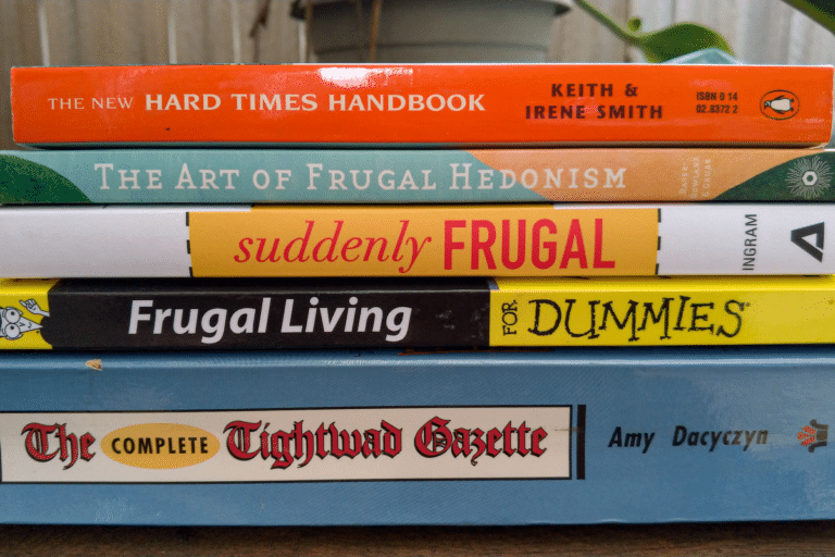 frugal living books