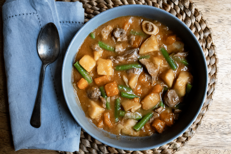 Slow Cooker Lamb Neck Stew