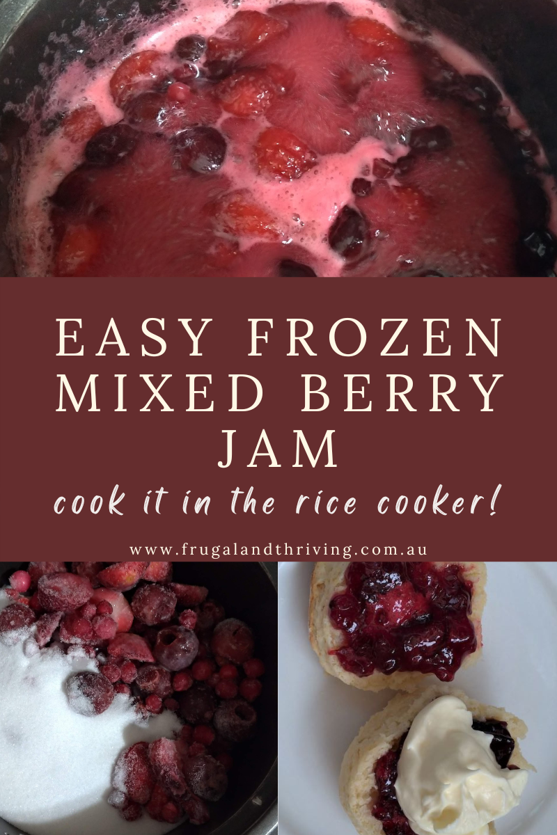 Unbelievably Easy Frozen Berry Jam (Made in the Rice Cooker!)