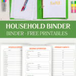 household management binder pinterest pin