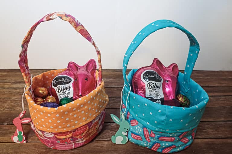 diy fabric easter baskets
